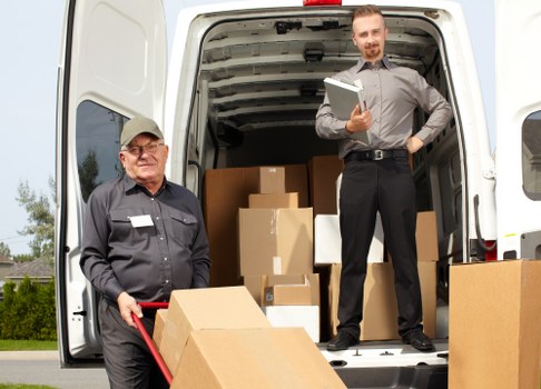 Professional small removals van handling compact household items in Barnet