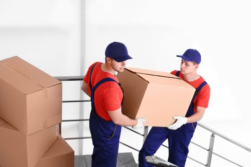 Removal van and moving boxes for local removals in Barnet