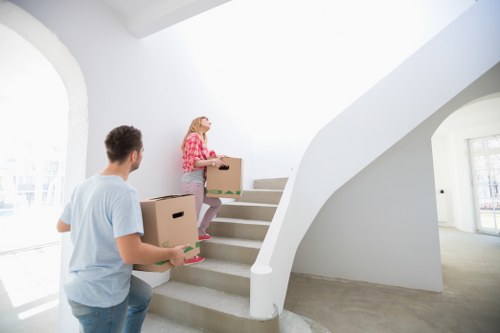 Secure storage space used for furniture and seasonal belongings