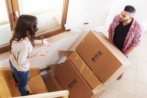 Packing and arranging student storage in Barnet for easy access