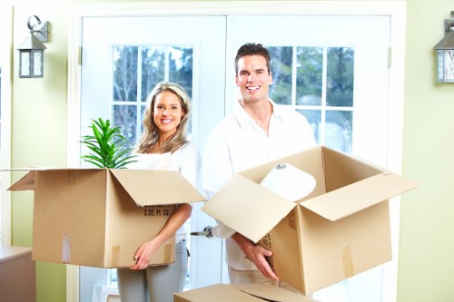 Local Barnet movers loading boxes and household items
