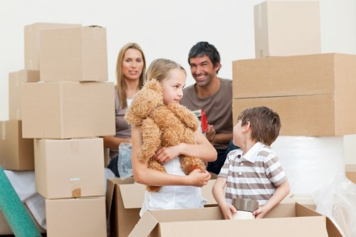 Organised storage space for furniture and business items